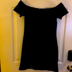 Off the shoulder black mini dress from Urban Outfitters. Size L, never wore.